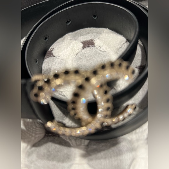 CHANEL CC Logo Luxurious leather belt ⭐️⭐️⭐️size 80 - Picture 9 of 17